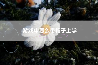 游戏中怎么带帽子上学