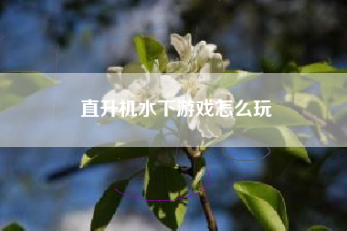 直升机水下游戏怎么玩
