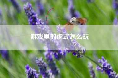 游戏里的虎式怎么玩