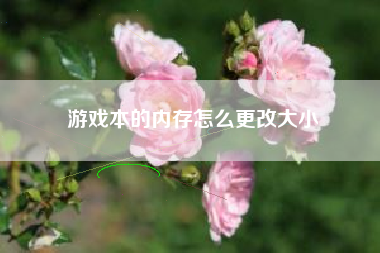 游戏本的内存怎么更改大小