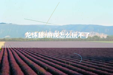 龙珠超2游戏怎么玩不了