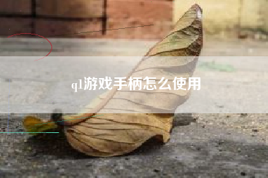 q1游戏手柄怎么使用