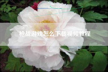 枪战游戏怎么下载视频教程