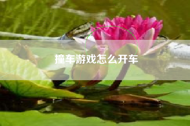 撞车游戏怎么开车