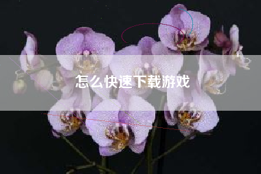 怎么快速下载游戏