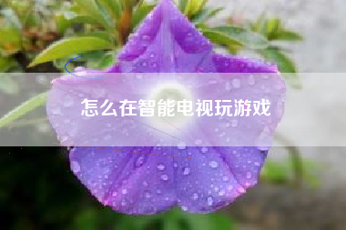 怎么在智能电视玩游戏