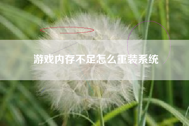 游戏内存不足怎么重装系统