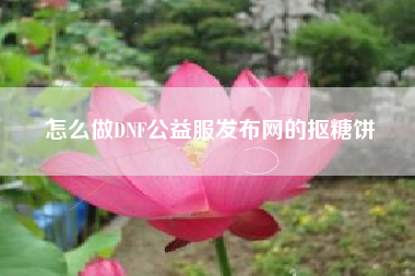 怎么做DNF公益服发布网的抠糖饼