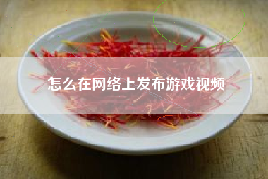 怎么在网络上发布游戏视频