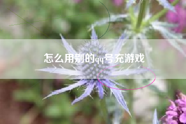 怎么用别的qq号充游戏