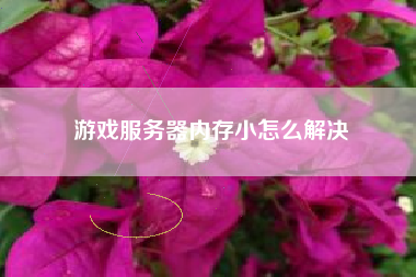 游戏服务器内存小怎么解决