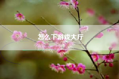 怎么下游戏大厅
