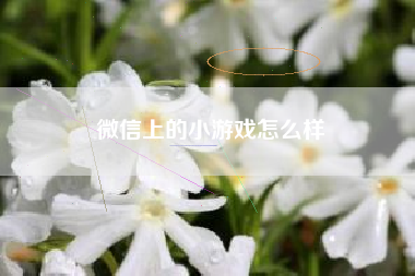 微信上的小游戏怎么样