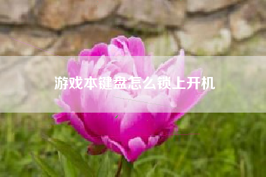 游戏本键盘怎么锁上开机