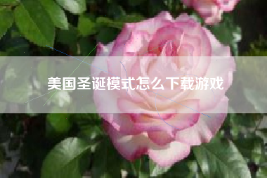 美国圣诞模式怎么下载游戏